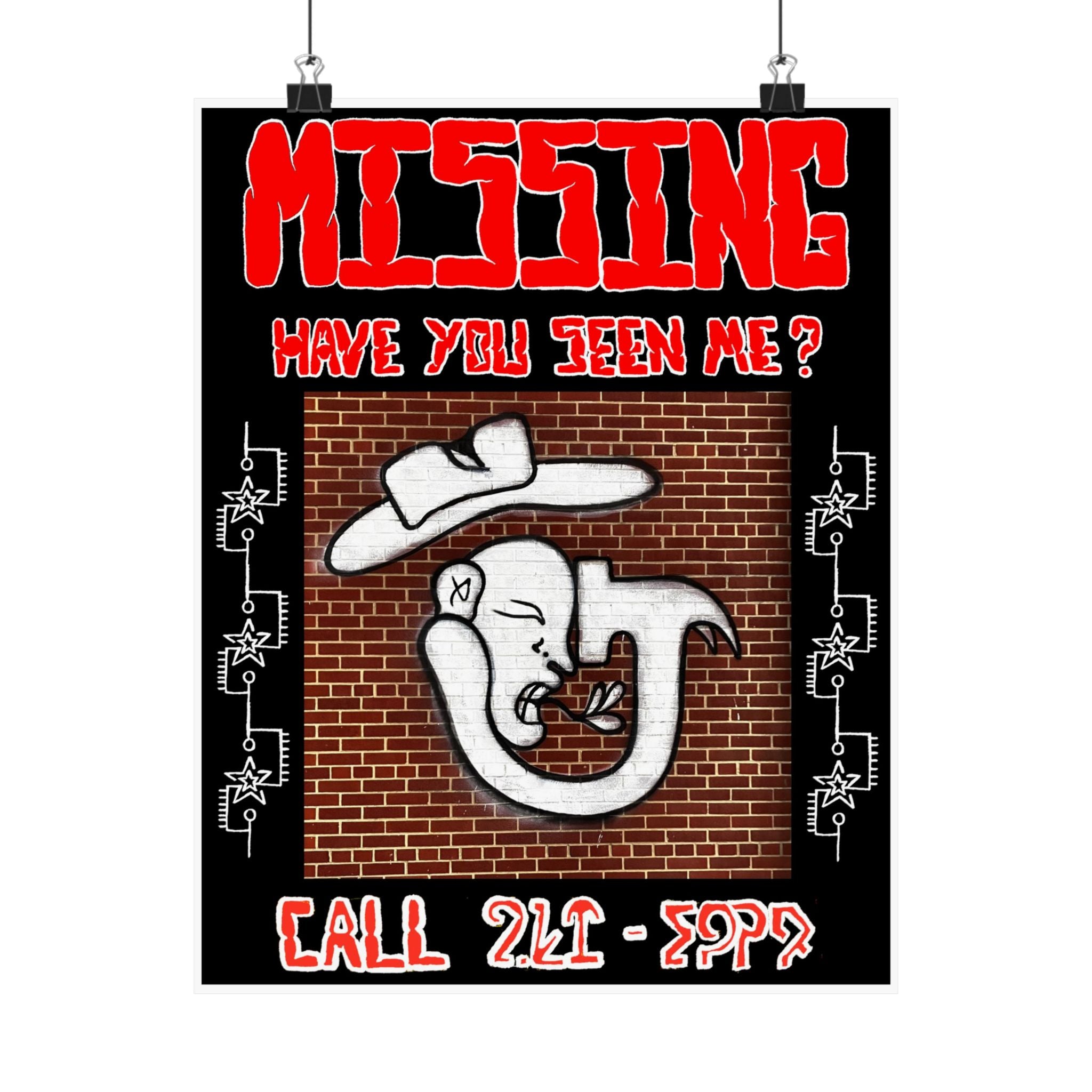 Sly's Missing Poster